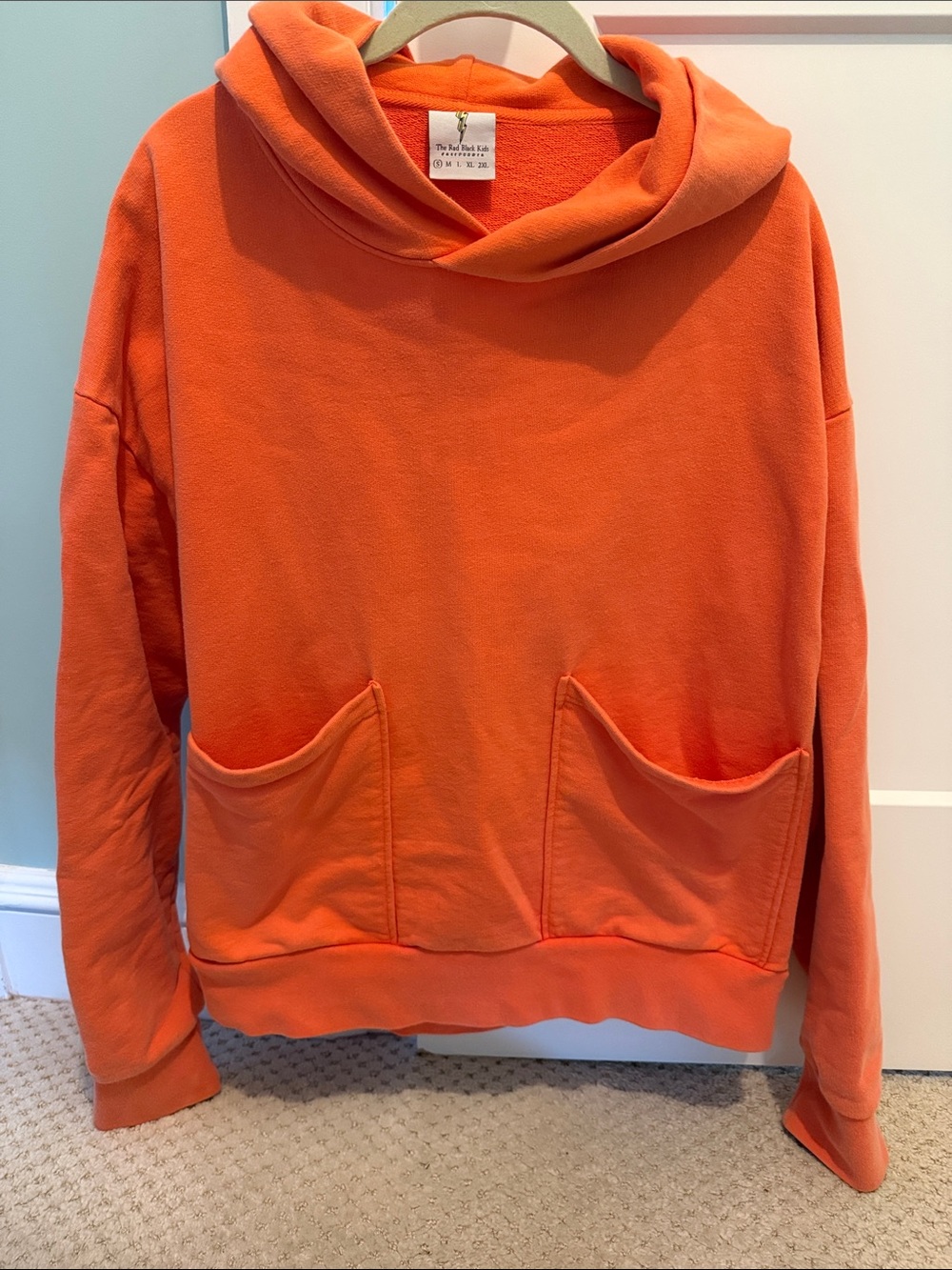 The Rad Black Kids Orange Hoodie
